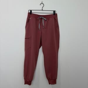 Figs Zamora Jogger Scrub Pants Mauve Pink Size Medium Petite